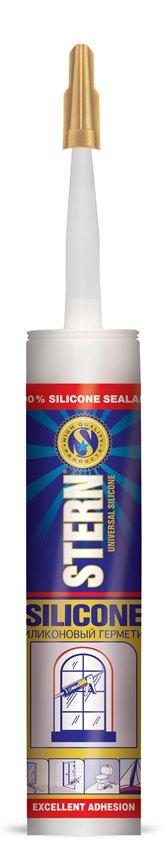 Герметик силиконовый универсальный Stern N601-S белый 280 мл