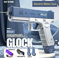 Водяной пистолет Glock электрический, зарядка USB, 2 цвета