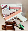 Водяной пистолет Glock электрический, зарядка USB, 2 цвета, фото 3