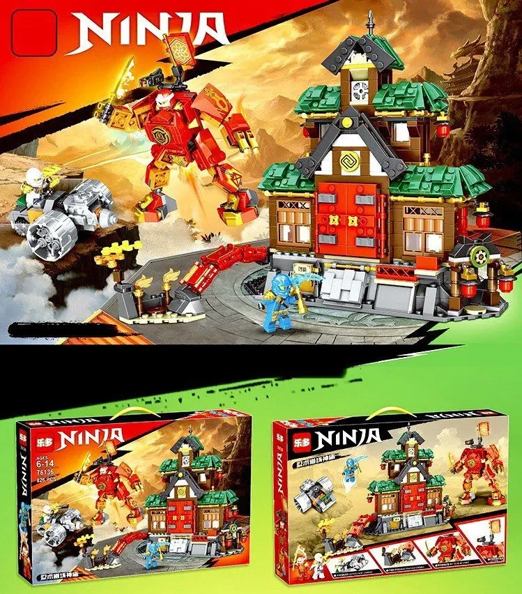 Конструктор Ниндзяго "Мини Храм-додзё" аналог Lego (Ninjago) 76136 - фото 2 - id-p194490520
