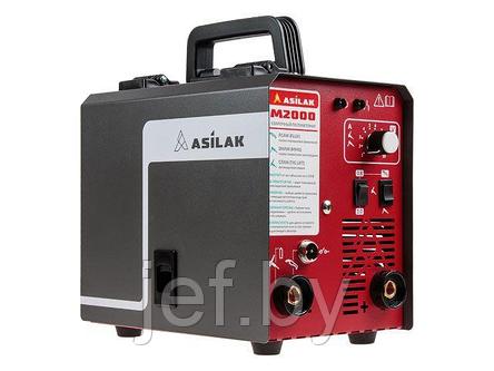 Полуавтомат сварочный ASILAK M2000 (230В, 20-180 А, 80В, FLUX/MMA/TIG LIFT, байонетный разъем, без подкл., фото 2