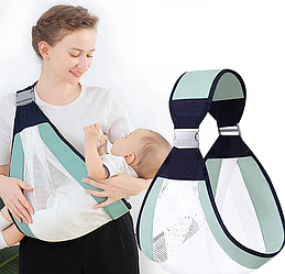 Слинг - переноска для малыша Baby Sling / Эрго - рюкзак через плечо от 0 месяцев +