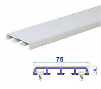 Наличник 75мм (6,5 м) ПВХ белый
