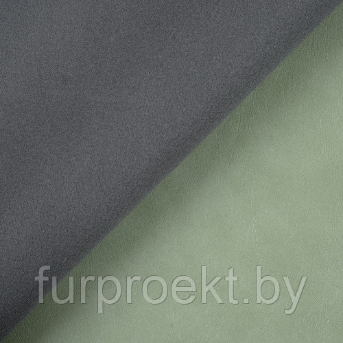 F760 зеленый светлый полиуретан 1,2мм трикотажное полотно