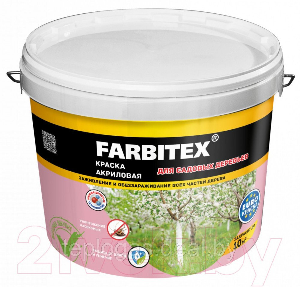 Краска Farbitex д/деревьев 3 кг./4300007083 - фото 1 - id-p209287551