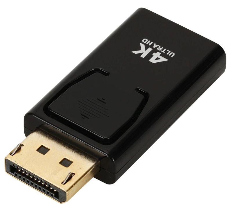 Адаптер - переходник DisplayPort - HDMI 4K mini, черный - фото 3 - id-p209330746