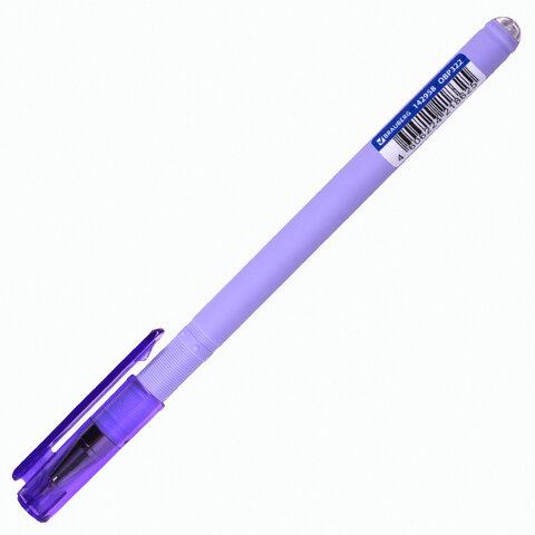 Ручка шариковая масляная BRAUBERG "FRUITY Pastel", СИНЯЯ, soft-touch, узел 0,7 мм, линия письма 0,35 мм - фото 3 - id-p209333498