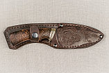 Нож Разделочный, кован.ст 95×18, со следами ковки,литье, венге, фото 7