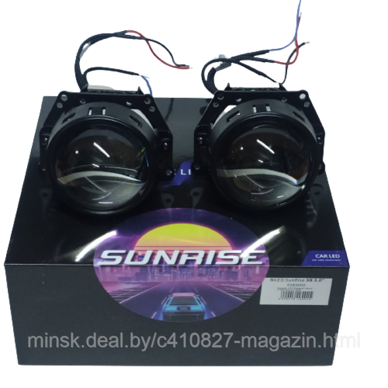 Bi-LED модуль 3 SUNRISE X8 (Аналог MTF Night Assistant LED 3 Max beam)