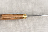 Охотничий нож «Путник» из нерж. стали 65х13 , рукоять латунное литье, ценные породы дерева. Подарок мужчине., фото 6