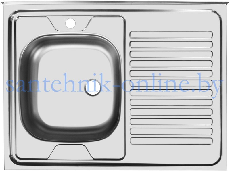 Кухонные мойки Ukinox Мойка накладная STD800.600 ---4C 0L- (STD800.600 ---4) - фото 1 - id-p193921926