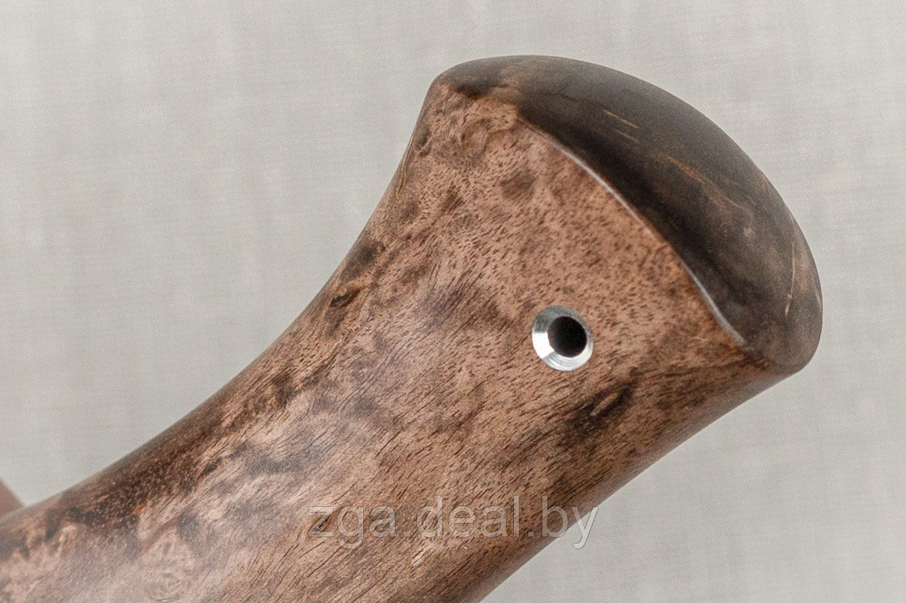 Охотничий нож Гепард дамаск карельская береза коричневая акрил. Подарок мужчине. - фото 6 - id-p199614163
