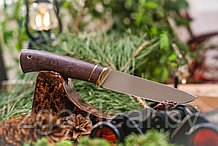 Охотничий нож Пантера сталь ELMAX (сатин), рукоять карельская береза стабилизированная. Лучший подарок мужчине