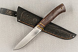 Охотничий нож Пантера сталь ELMAX (сатин), рукоять карельская береза стабилизированная. Лучший подарок мужчине, фото 3