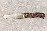 Охотничий нож Пантера сталь ELMAX (сатин), рукоять карельская береза стабилизированная. Лучший подарок мужчине, фото 4