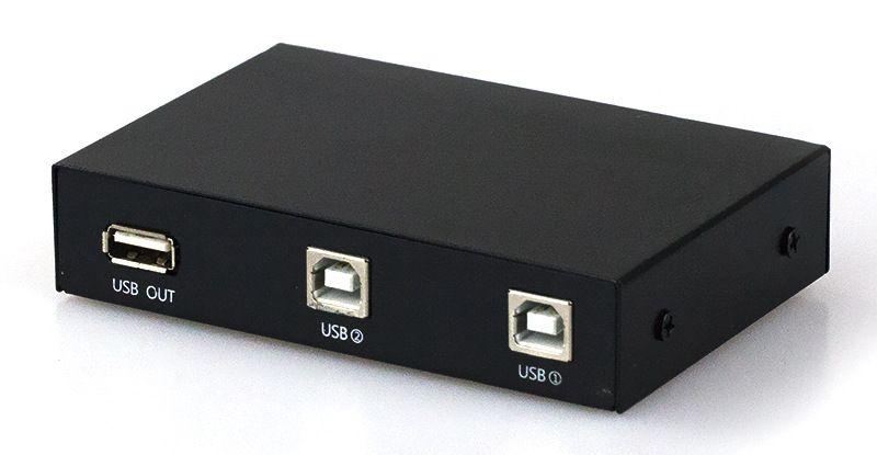 Адаптер - переключатель - свитч USB-B - USB2.0 для подключения принтера или сканера к двум ноутбукам - фото 2 - id-p209383986