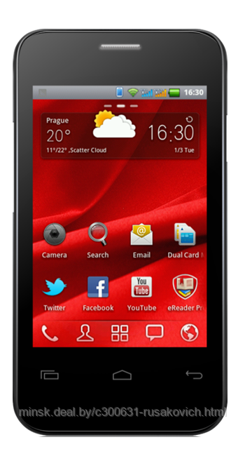 Дисплейный модуль PRESTIGIO PAP 3500 черный (оригинал)