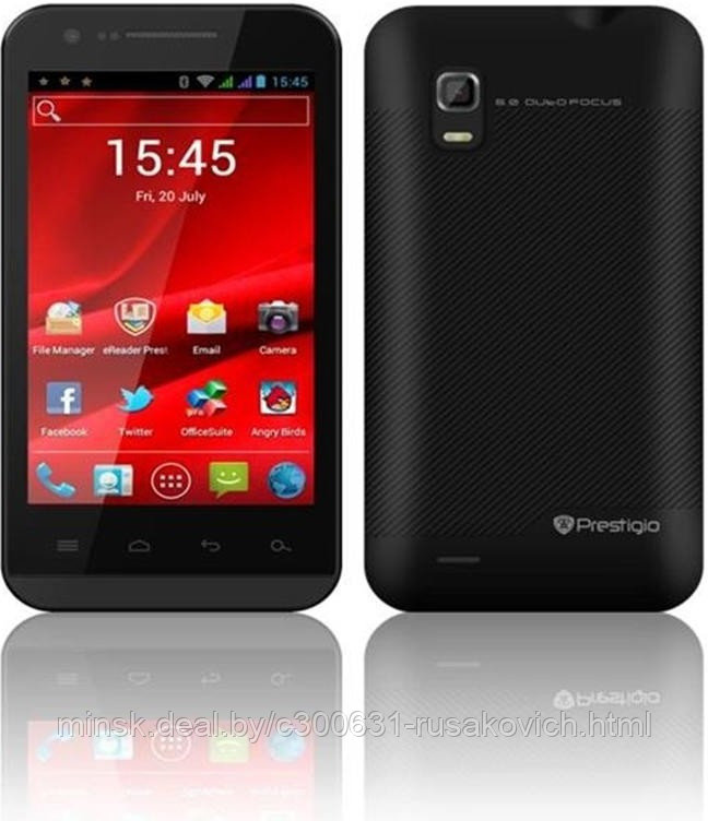 Дисплейный модуль PRESTIGIO PAP 4040 черный (оригинал)