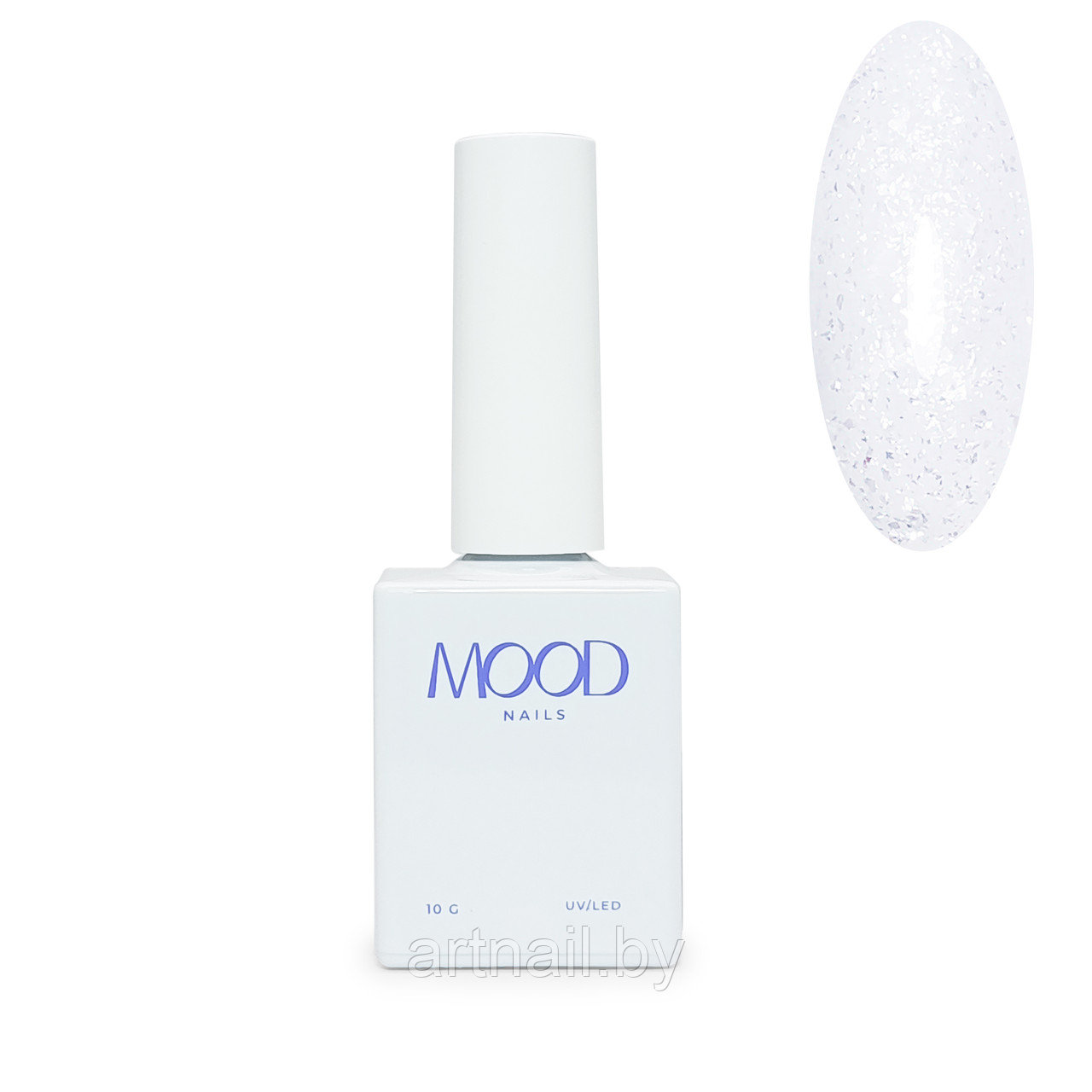 Гель-лаки Mood Nails Bit Silver, 10мл