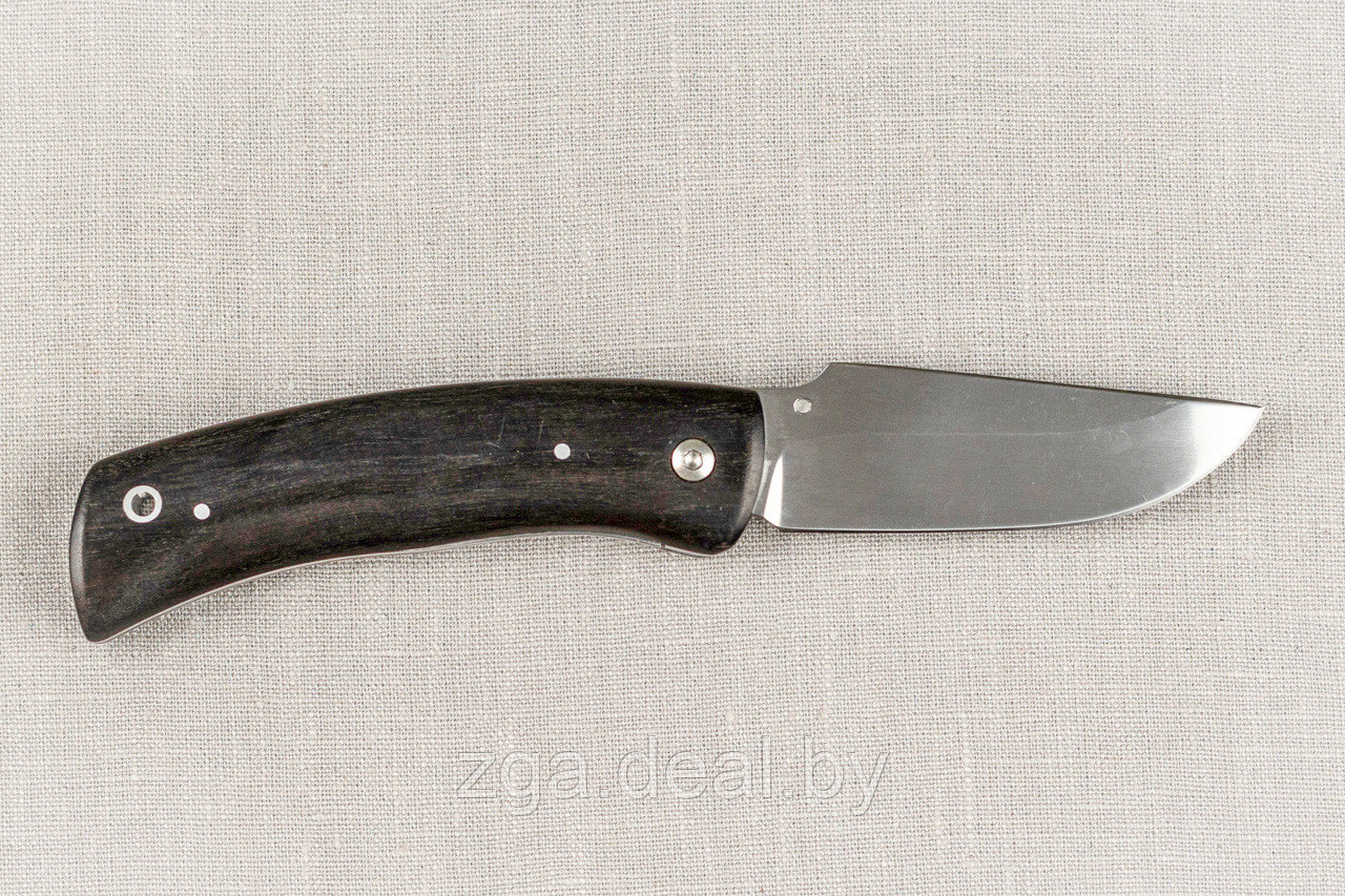 Складной нож из нержавеющей стали 95х18 «Аляска», рукоять черный граб - фото 1 - id-p199546630