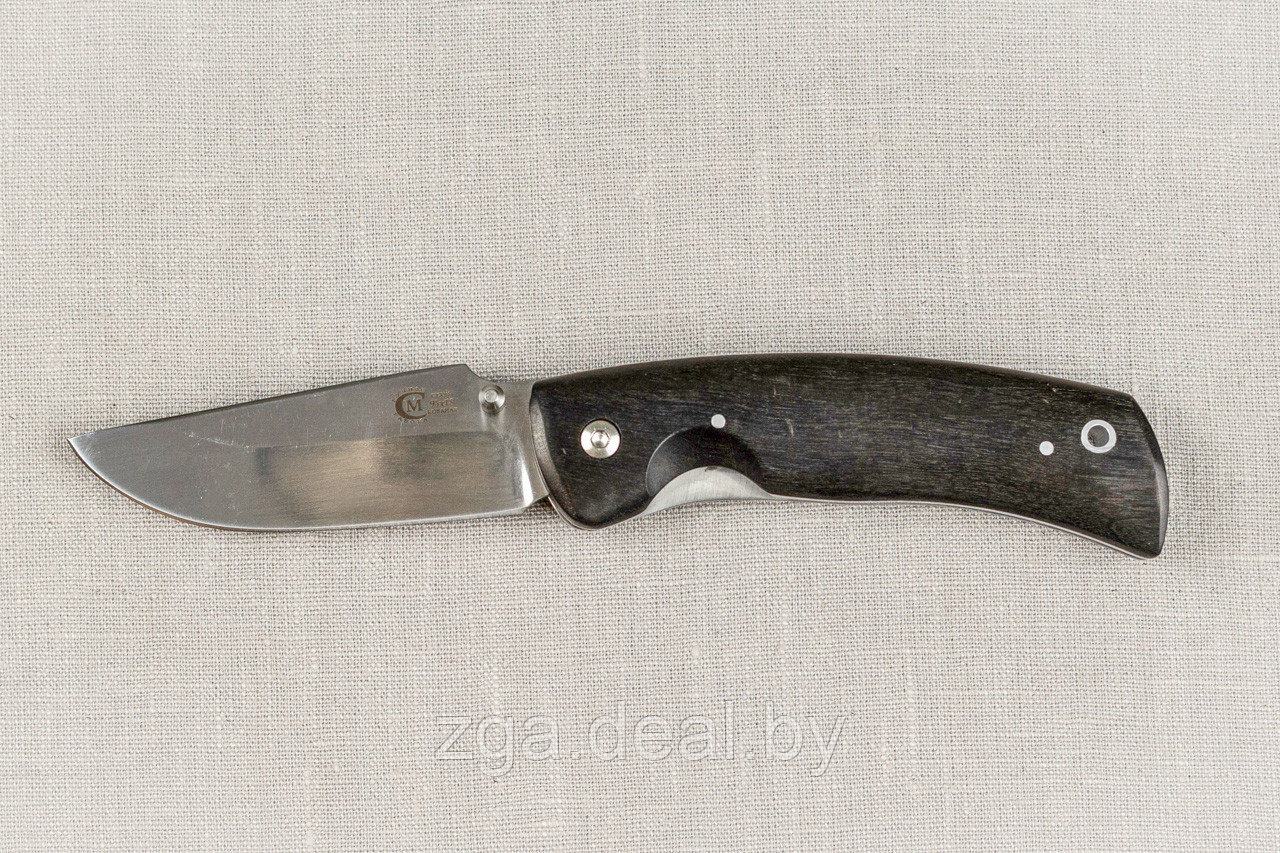 Складной нож из нержавеющей стали 95х18 «Аляска», рукоять черный граб - фото 2 - id-p199546630