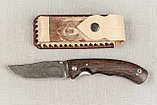 Складной нож из дамасской стали «Таежник», рукоять венге, фото 2