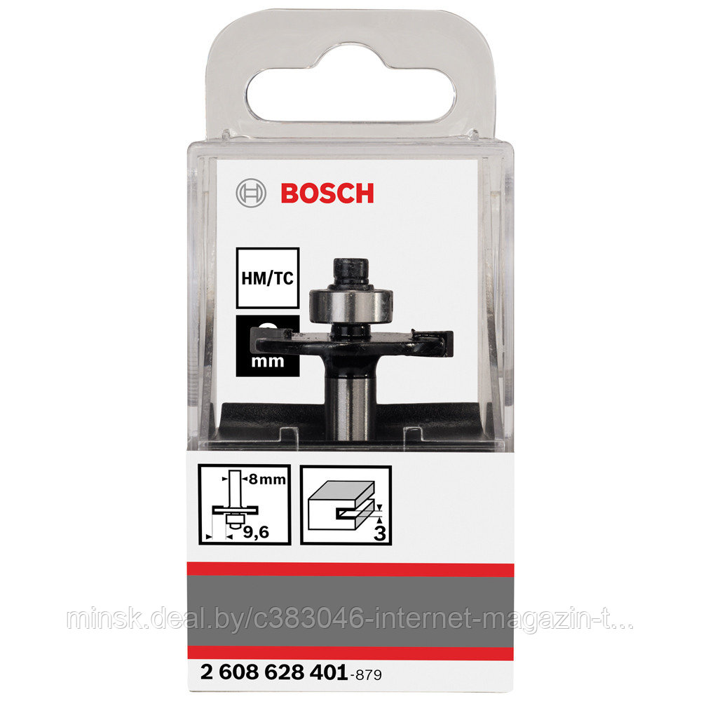 Фреза дисковая D3х32х51 / хв 8 мм BOSCH (2608628401) - фото 1 - id-p114594322