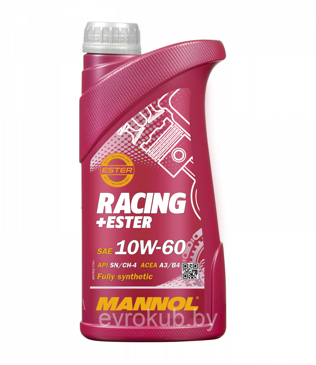 Масло моторное MANNOL Racing + Ester 10W-60 7902 - фото 1 - id-p209432084