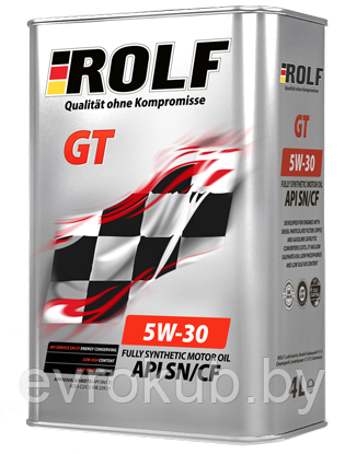 Масло моторное ROLF GT SAE 5W-30 API SN/CF (5 литров) - фото 1 - id-p209446722