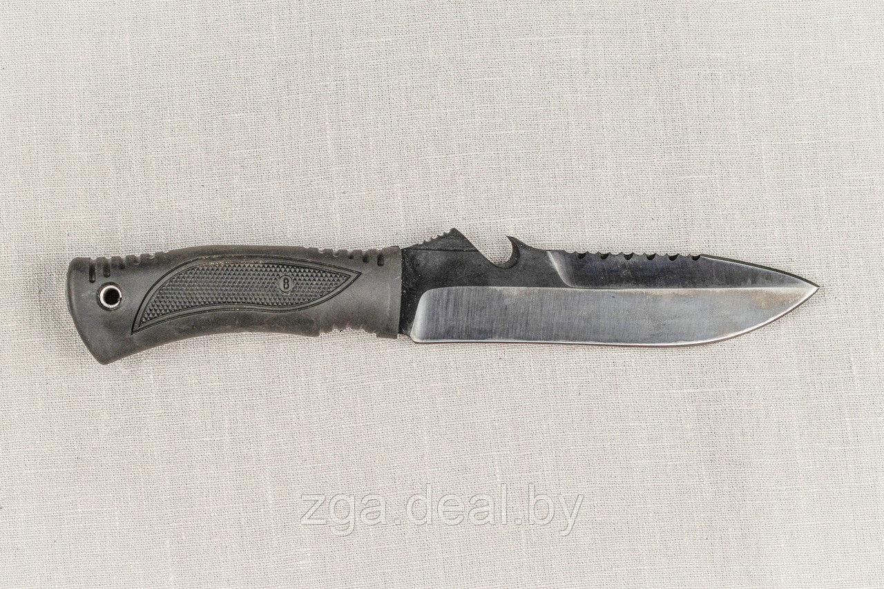 Тактический нож «Шторм» из стали У8 «Шторм», рукоять Elastron. Нож для выживания. - фото 4 - id-p199474998