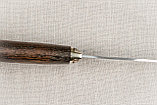 Охотничий нож «Князь» из нержавеющей стали 95х18 , рукоять литье мельхиор, венге, фото 6