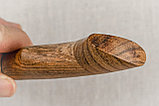 Охотничий нож «Пластун» из нерж.стали 65х13 , рукоять латунное литье, ценные породы дерева. Подарок мужчине., фото 4