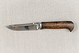 Нож для рыбака «Судак» из нержавеющей стали 95х18 , рукоять литье мельхиор, венге. Подарок мужчине., фото 5