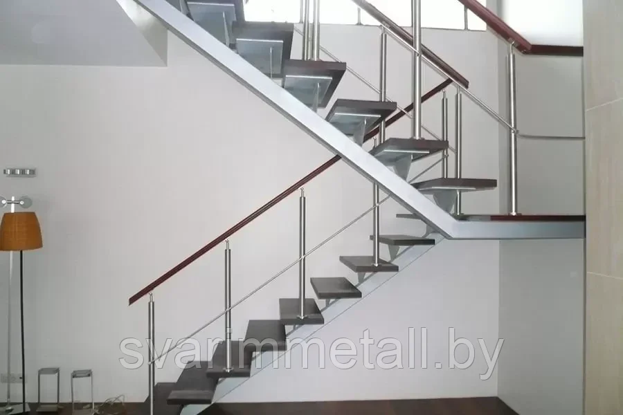Лестница внутренняя из металла