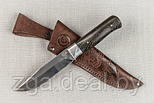 Охотничий нож «Барсук», цельнометаллический из кованой стали Х12МФ , рукоять венге. Подарок мужчине.