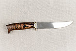 Разделочный нож «Филейный» из нержавеющей стали 95х18, рукоять литье мельхиор, венге, фото 4