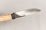 Охотничий нож «Мурена»из кованой стали Х12МФ , рукоять карельская береза, черный граб. Лучший подарок мужчине., фото 5