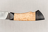 Охотничий нож «Кулик» из кованой стали Х12МФ, рукоять карельская береза, черный граб. Подарок мужчине., фото 5