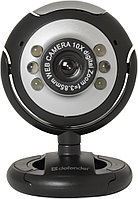 Web-камера Defender C-110 0.3 МП, подсветка, кнопка фото