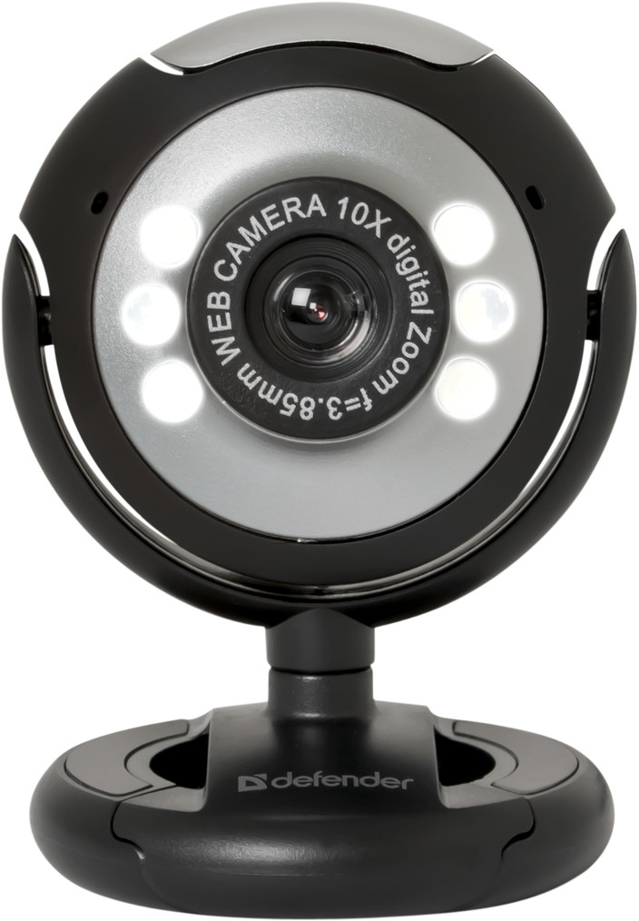 Web-камера Defender C-110 0.3 МП, подсветка, кнопка фото - фото 2 - id-p29729178