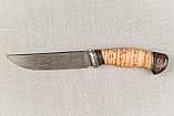 Охотничий нож Вепрь,из кованой стали Х12МФ, рукоять Береста. Подарок настоящему мужчине., фото 2