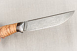 Охотничий нож Вепрь,из кованой стали Х12МФ, рукоять Береста. Подарок настоящему мужчине., фото 4