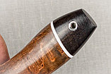 Охотничий нож Лань, сталь клинка Х12МФ,рукоять черный граб стабилизированная карельская береза., фото 7