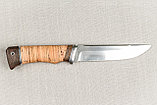 Охотничий нож Беркут, сталь Х12, рукоять береста. Подарок мужчине., фото 3