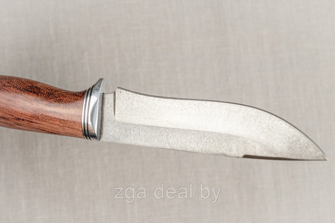 Охотничий нож "Варан", сталь Х12МФ, рукоять из дерева бубинга. Подарок мужчине. - фото 7 - id-p199226060