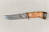 Охотничий нож Русак , ст. 95Х18, рукоять береста.(разделочный), фото 3