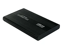 Внешний корпус - бокс SATA - USB3.0 для жесткого диска SSD/HDD 2,5 , алюминий, черный