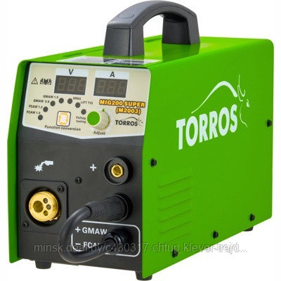 TORROS MIG-200 SUPER (M2003), Полуавтомат сварочный инверторный, MIG/TIG/MMA - фото 1 - id-p208407783