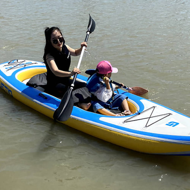 Байдарка GUETIO GT380KAY Inflatable Double Seat Adventuring Kayak - фото 5 - id-p207585969