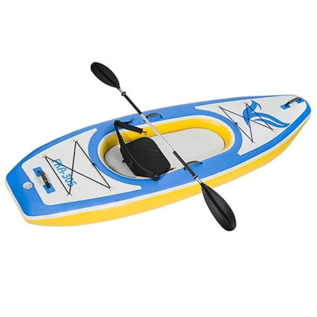 Байдарка GUETIO GT305KAY Inflatable Single Seat Fishing Kayak - фото 1 - id-p207585970